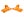 2021-2024 BRONCO TOW HOOKS-PAIR-ORANGE