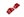 2021-2025 BRONCO TOW HOOKS-PAIR-RED