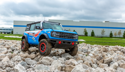 Bronco rock crawling